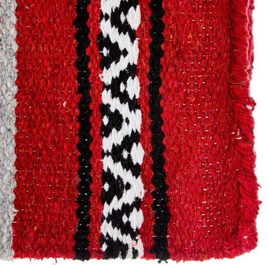 1302-3 Hogan 30x60 Acrylic Blend Saddle Blanket Red