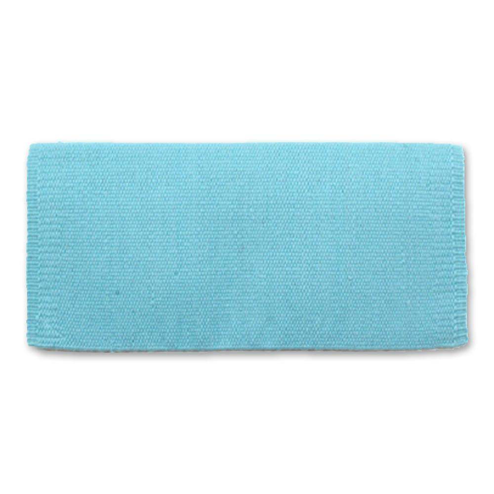 1314A-76 San Juan 34X30 Aqua New Zealand Wool Saddle Blanket