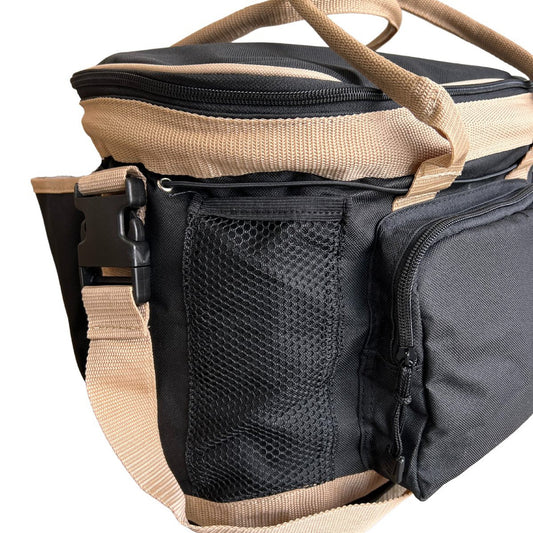 AJ Tack Deluxe Horse Grooming Bag with Grooming Tools
