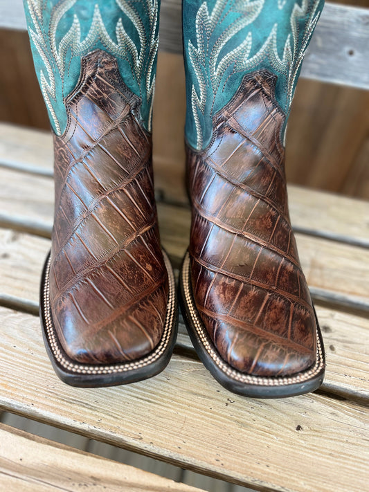 Brown Alligator | Stetson Mens