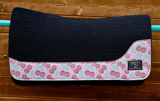 Cherry Groove Wool Saddle Pad *Sample Sale*