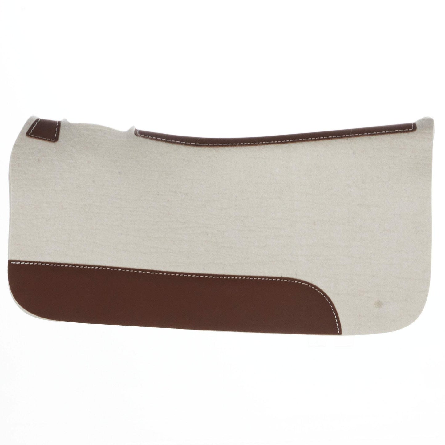 MT78030WFP Natural 7 8in 28x30 Felt Barrel Saddle Pad