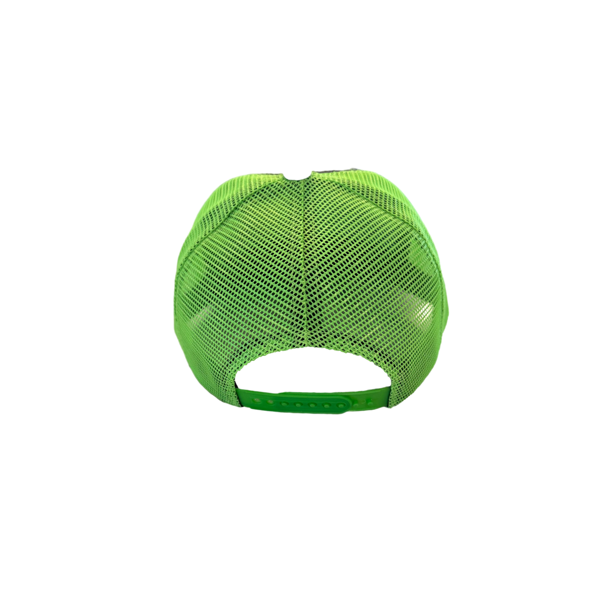Neon Spur Emblem Lime and Gray Trucker Hat