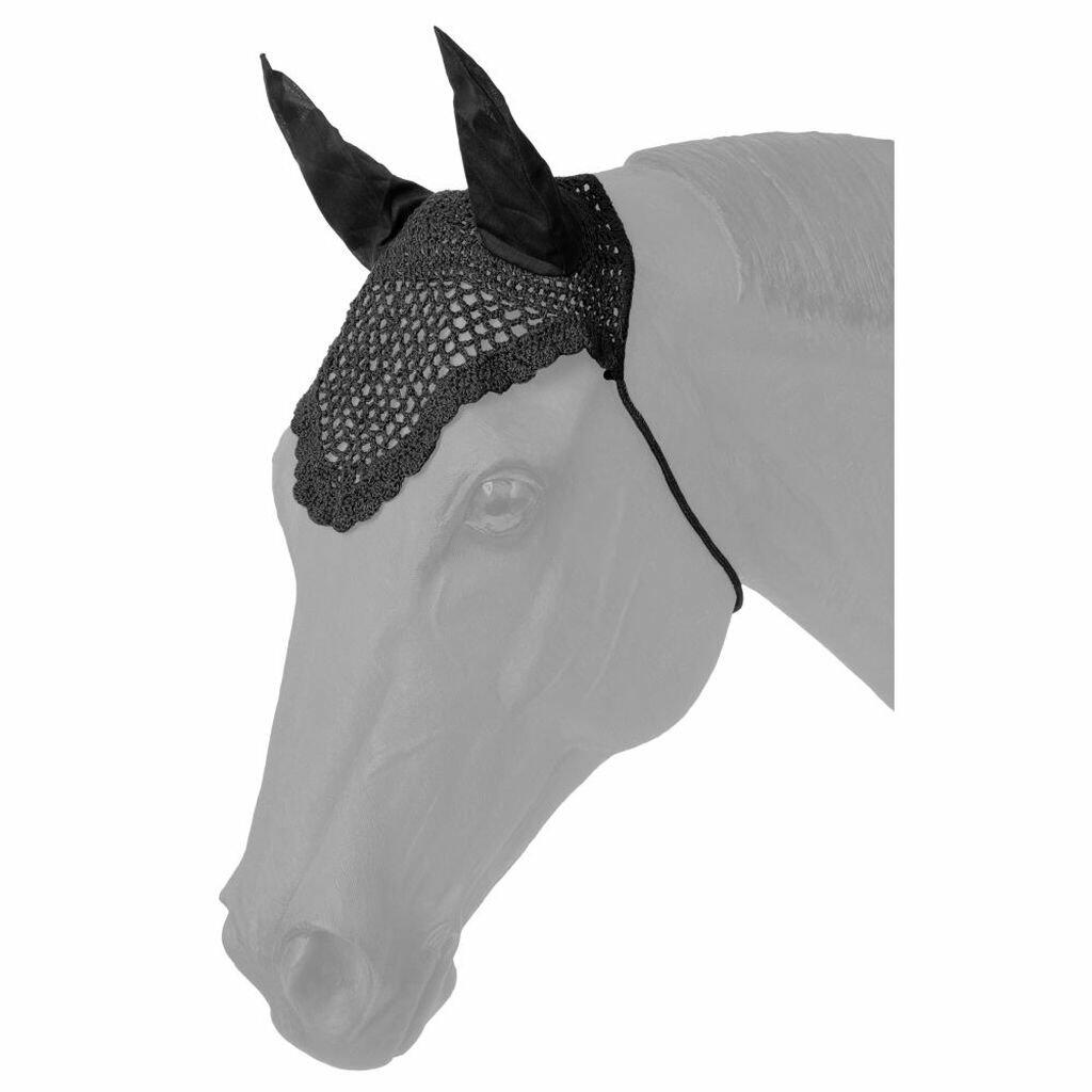 Tough-1 Basic Crochet Ear Net Black