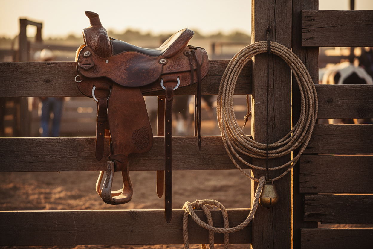 Rodeo equipment, and training.