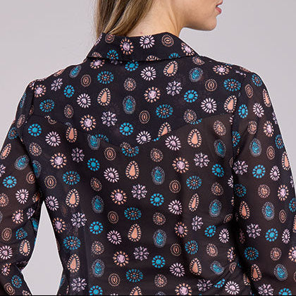 Black Concho Shirt | Roper