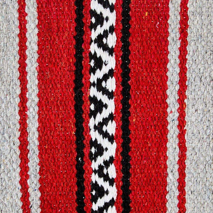 1302-3 Hogan 30x60 Acrylic Blend Saddle Blanket Red