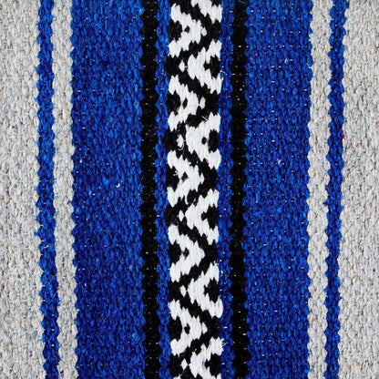 1302-5 Hogan 30x60 Acrylic Blend Saddle Blanket Royal Blue