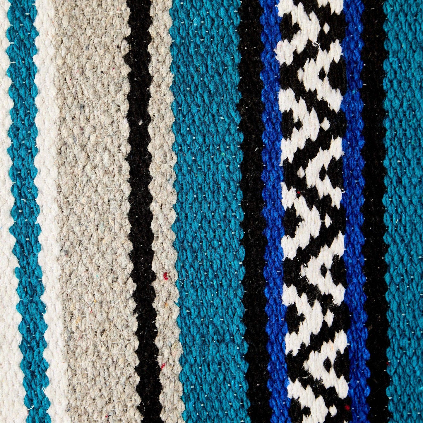 1302-7 Hogan 30x60 Acrylic Blend Saddle Blanket Turquoise
