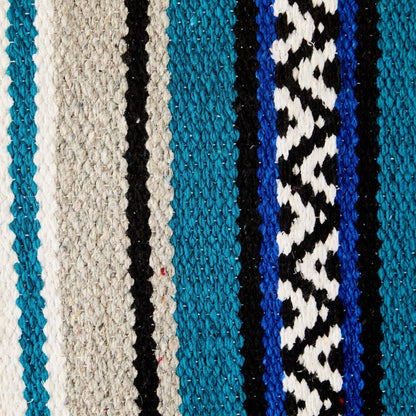 1302-7 Hogan 30x60 Acrylic Blend Saddle Blanket Turquoise