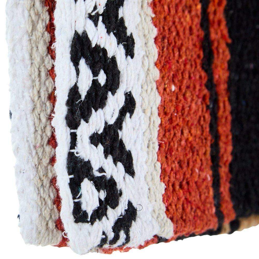 1302-9 Hogan 30x60 Acrylic Blend Saddle Blanket Rust