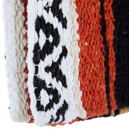 1302-9 Hogan 30x60 Acrylic Blend Saddle Blanket Rust
