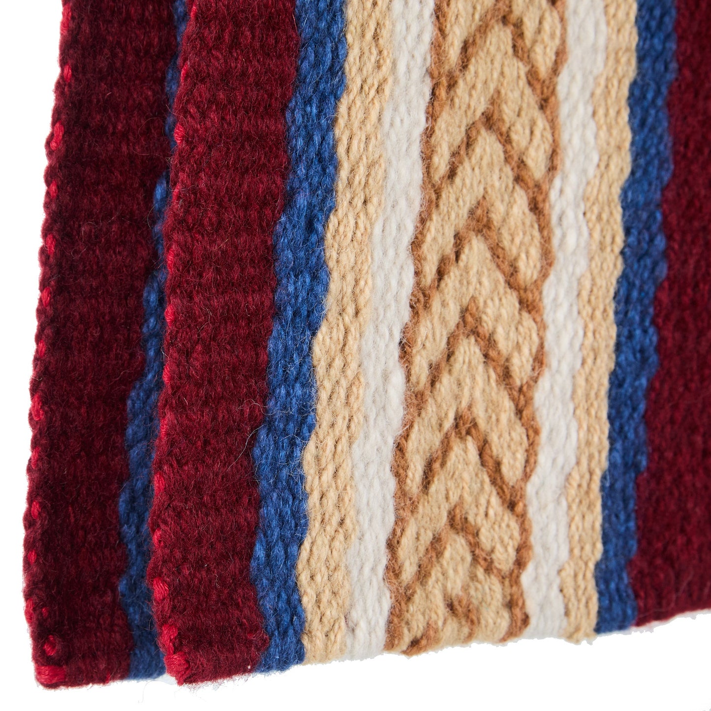 1425-7 Iron Horse 36x34 New Zealand Wool Saddle Blanket MULTI