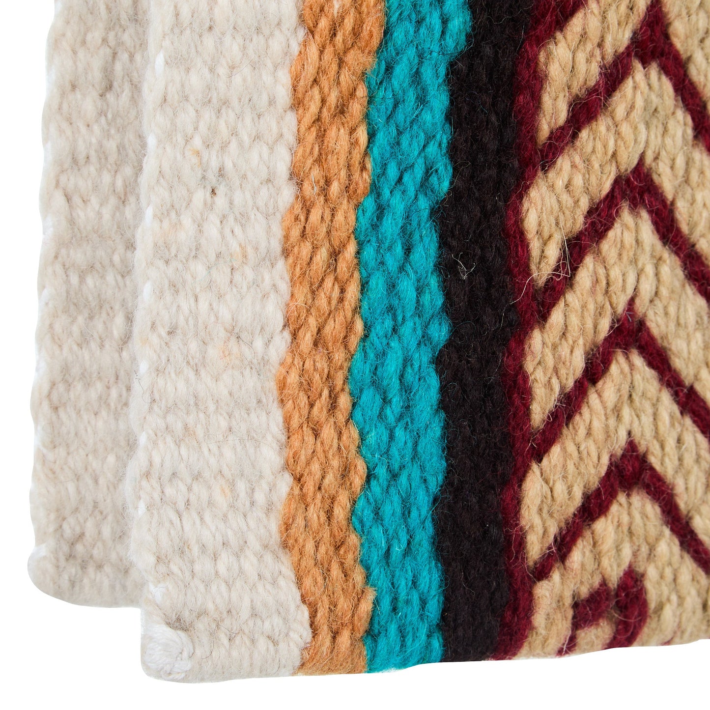 1425-8 Iron Horse 36x34 New Zealand Wool Saddle Blanket MULTI
