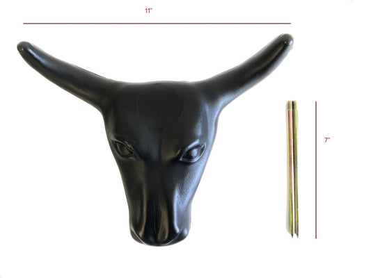 AJ Tack Youth Steer Head Roping Dummy, 11" Horn Spread