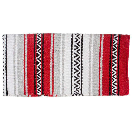 1302-3 Hogan 30x60 Acrylic Blend Saddle Blanket Red