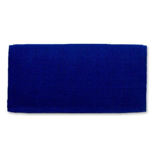 1314A-31 San Juan 34X30 Royal Blue New Zealand Wool Saddle Blanket