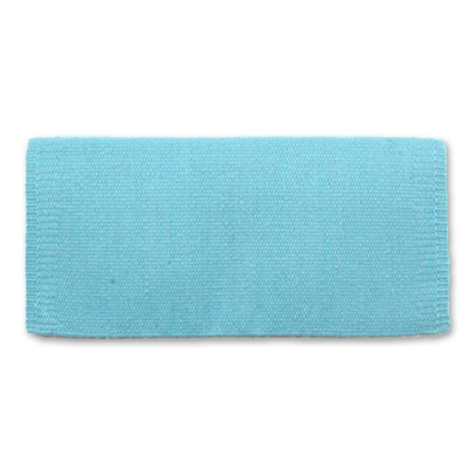 1314A-76 San Juan 34X30 Aqua New Zealand Wool Saddle Blanket