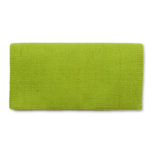 1314P-35 San Juan 24x24 Lime Green New Zealand Wool Pony Saddle Blanket