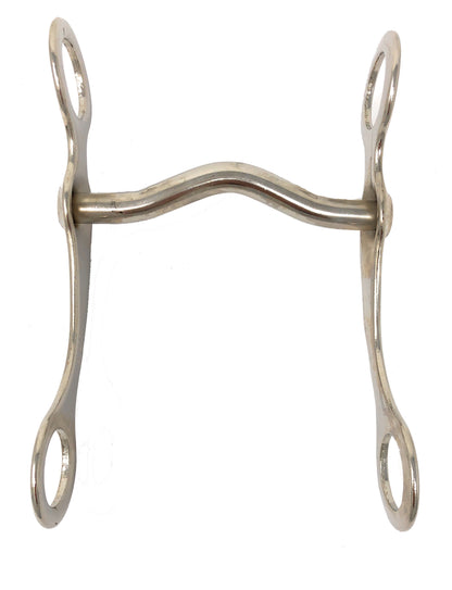 AJ Tack Low Port Grazing Bit for Miniature Horses
