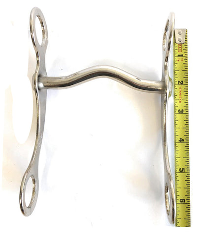 AJ Tack Low Port Grazing Bit for Miniature Horses