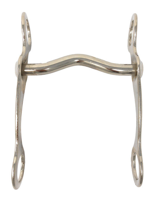 AJ Tack Low Port Grazing Bit for Miniature Horses