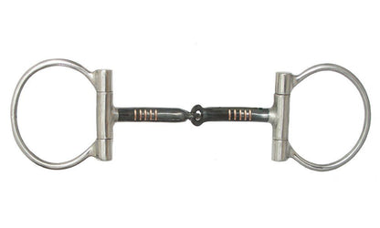 AJ Tack Dee Ring Smooth Snaffle Bit