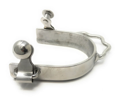 AJ Tack Men's Stainless Steel Bumper Spurs