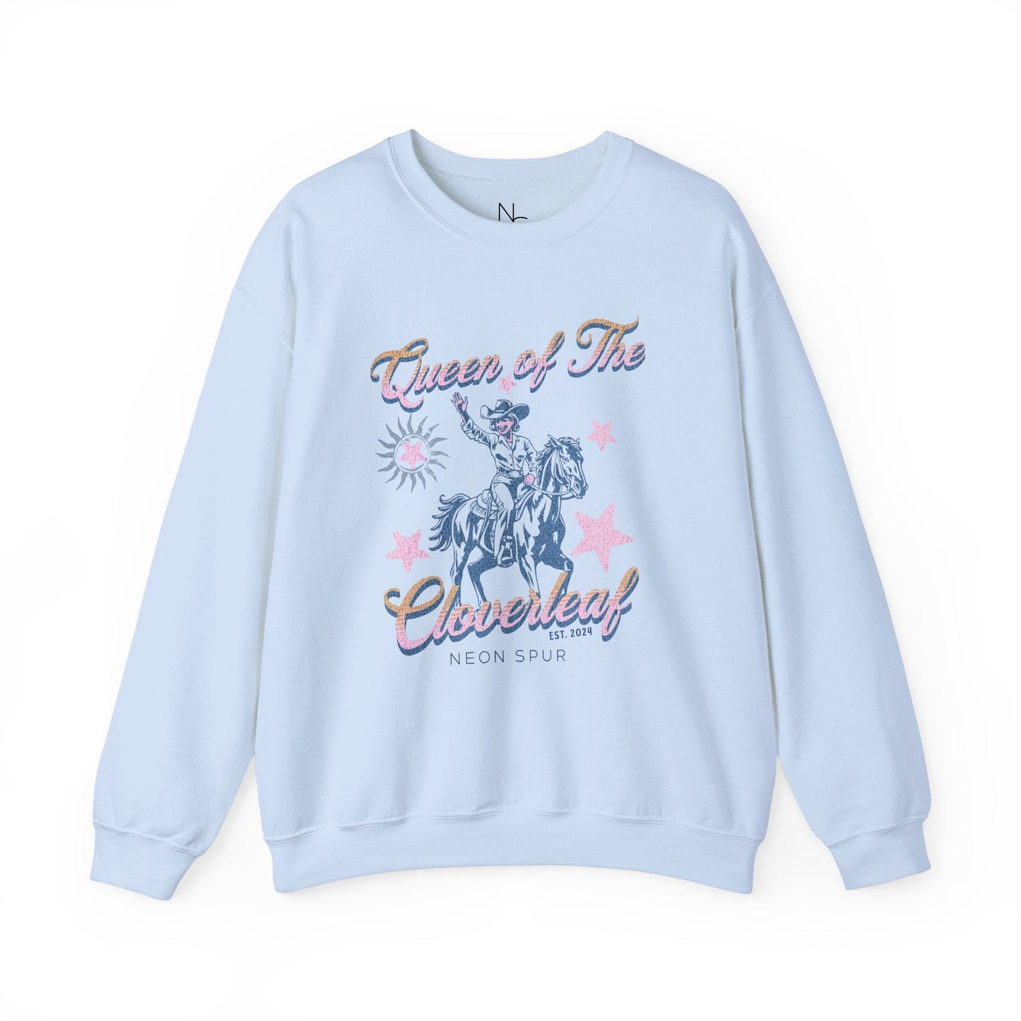 Queen of The Cloverleaf Crewneck Sweatshirt