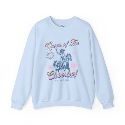 Queen of The Cloverleaf Crewneck Sweatshirt