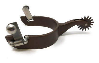 AJ Tack Men's Western Engraved Rock Grinder Spurs