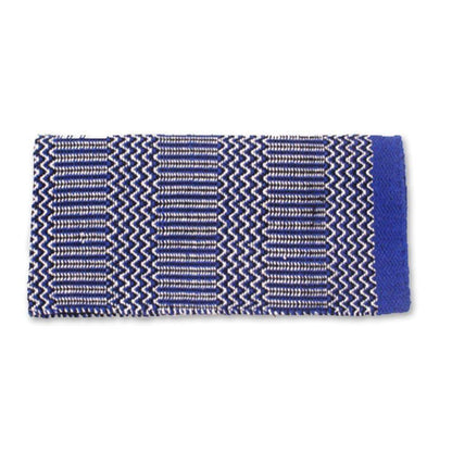 1340-4 Double Weave 32x64 Acrylic Blend Saddle Blanket Royal Blue