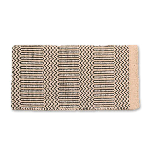 1340-16 Double Weave 32x64 Acrylic Blend Saddle Blanket Sand