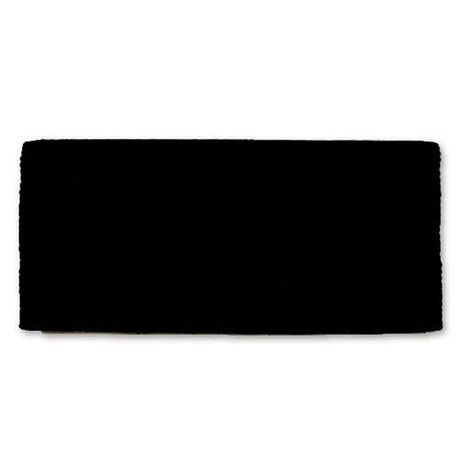 1314-18 San Juan Solid Black 36x34 New Zealand Wool Saddle Blanket