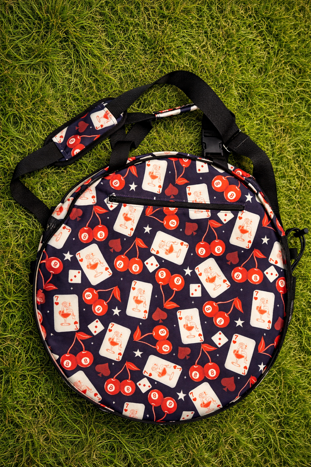 Card Room Cowgirl Premium Padded Rope Bag with Mesh Anti-Debris Storage