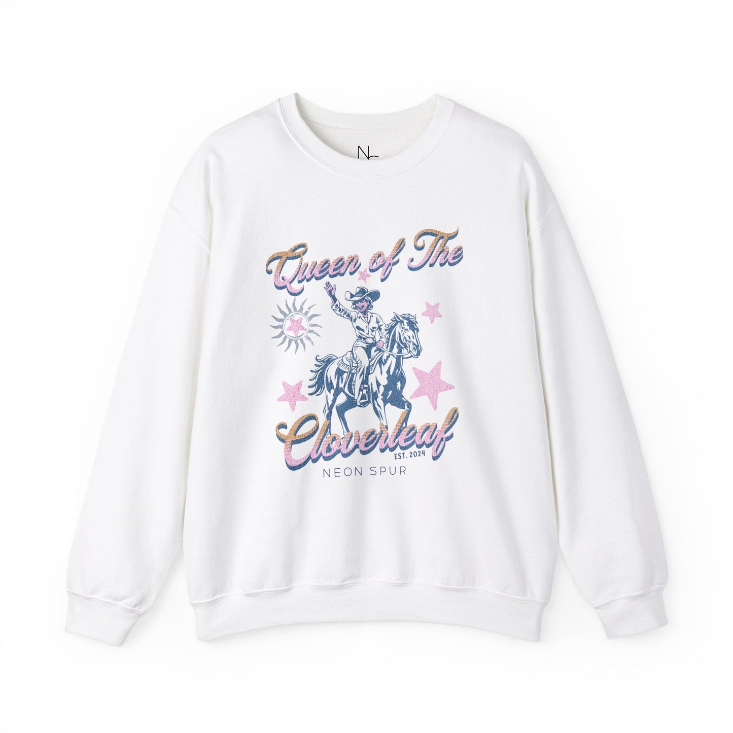 Queen of The Cloverleaf Crewneck Sweatshirt
