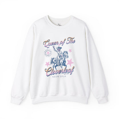 Queen of The Cloverleaf Crewneck Sweatshirt