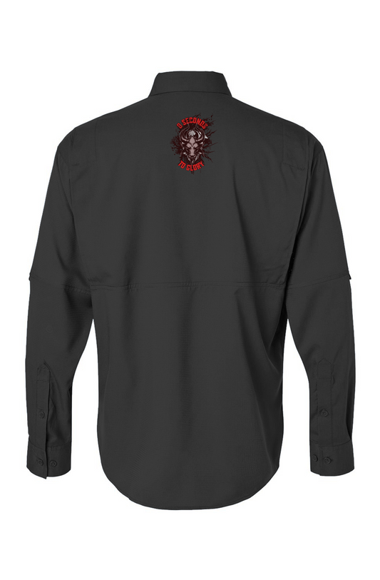 Men's Long Sleeve 8 Seconds To Glory Fishing Shirt