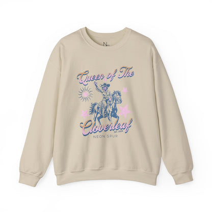 Queen of The Cloverleaf Crewneck Sweatshirt