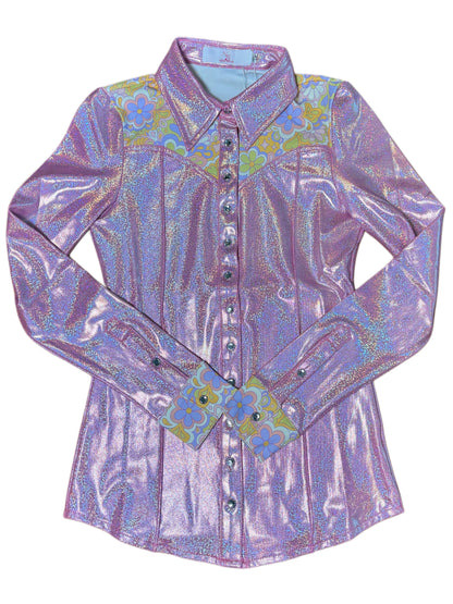 Girls Dolly Pearl Snap Rodeo Shirt