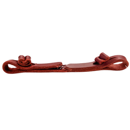 AJ Tack Latigo Leather 2 Button Curb