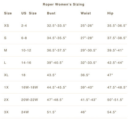 Black Tear Drop | Roper Womens