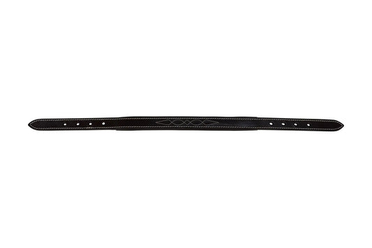 Huntley Equestrian Fancy Stitched Leather Halter Replacement Crown Piece