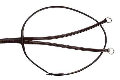Huntley Equestrian Sedgwick Fancy Stitched Running Martingale, Cob size
