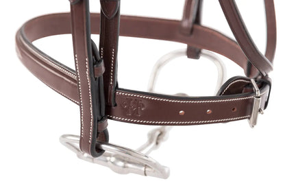 Huntley Equestrian Sedgwick Traditional Cheek Pieces