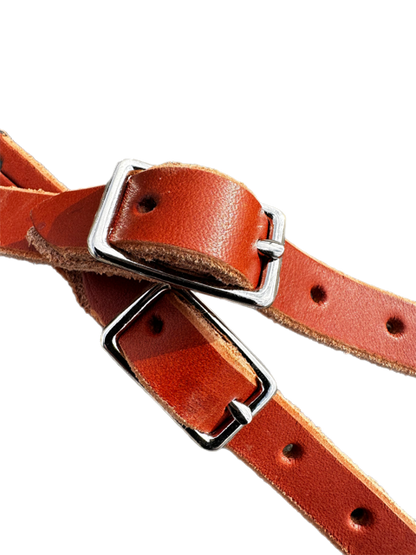 Mutton Bustin Spur Straps – Youth Leather Spur Straps for Secure Fit | Rowdy Rowels