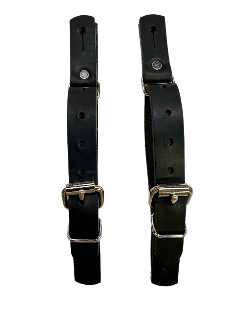 Bull Riding Spur Straps – Rough Stock Latigo Leather Spur Straps