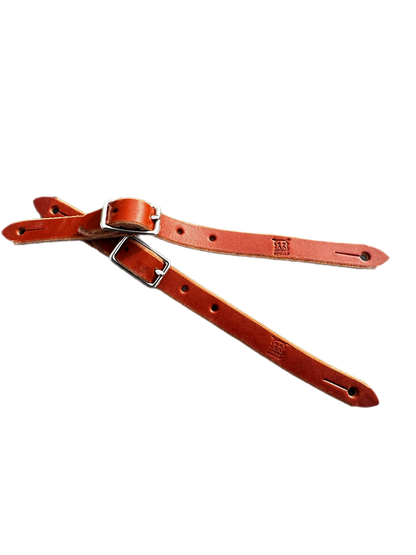 Mutton Bustin Spur Straps – Youth Leather Spur Straps for Secure Fit | Rowdy Rowels