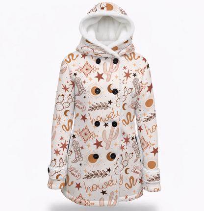 Yeehaw Howdy Hooded Coat