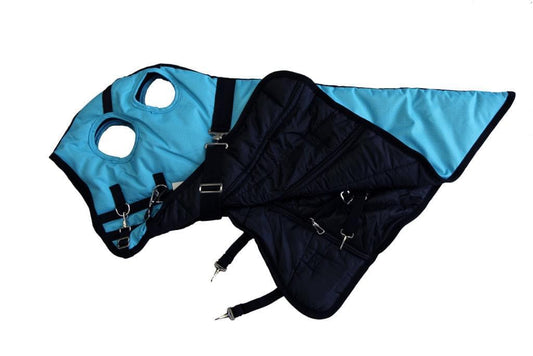 AJ Tack 1200D Waterproof Hood - Turquoise
